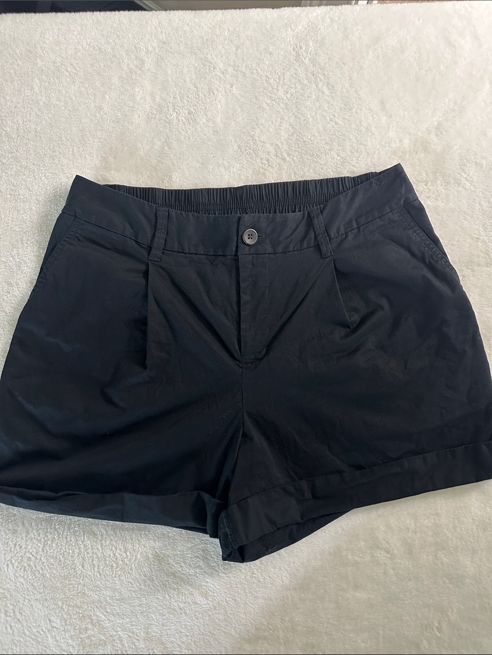 A New Day Black Pull-On Casual Shorts